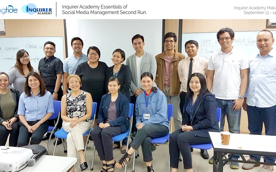 Inquirer Academy’s Essentials of Social Media Management Second Run